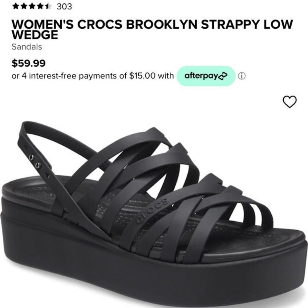 ✨Women's Crocs Brooklyn Platform Strappy Wedge✨